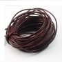Fil en cuir bordeau  1.0mm x 1m 
