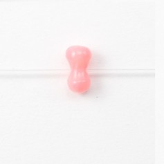 Bambou mer teinté orange OS 3x6mm x 10pcs