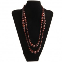 Necklace œil de taureau  140cm 