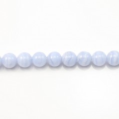Calcédoine Ronde 8mm x 40cm