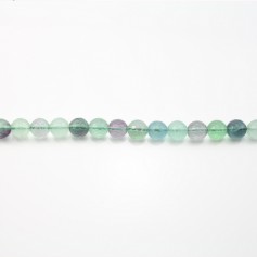 Fluorite Ronde Facette 8mm x 40cm