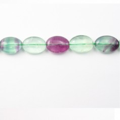 Fluorite Ovale 10x14mm x 40cm