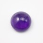 Cabochon amethyste rond 19mm x 1pc
