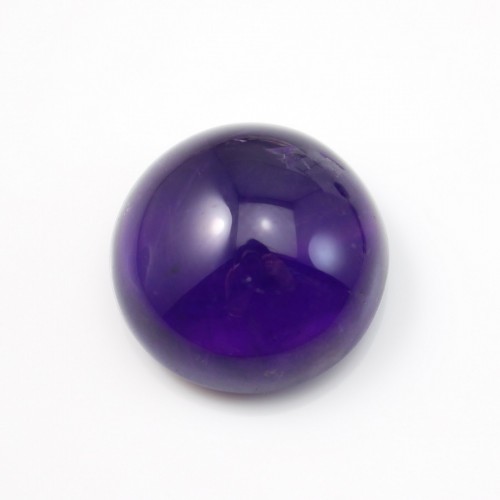 Cabochon amethyste round 18mm x 1pc