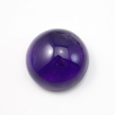 Cabochon amethyste rond 18mm x 1pc