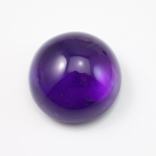Cabochon amethyste round 17mm x 1pc