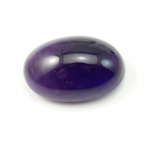 Cabochon amethyste ovale 18x28mm x 1pc