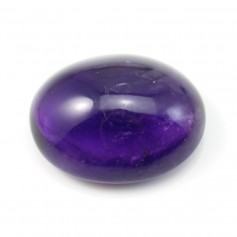 Cabochon amethyste ovale 20x25mm x 1pc