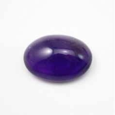 Cabochon amethyste ovale 16x22mm x 1pc