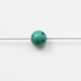 Turquoise Ronde 6mm x 2pcs