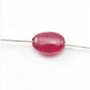 Ruby Rouge Ovale 5x7mm x 1pc