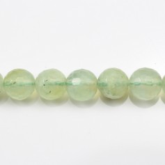 Prehnite Faceted Round 8mm x 40 cm 