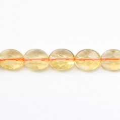 Citrine Ovale Facette 8x10mm x 40cm