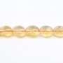 Citrine Ovale Facette 8x10mm x 40cm