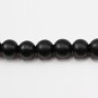 Onyx noir matte, ronde, 8mm x 40cm