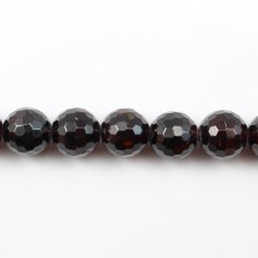 Garnet Faceted Round 12mm x 40cm