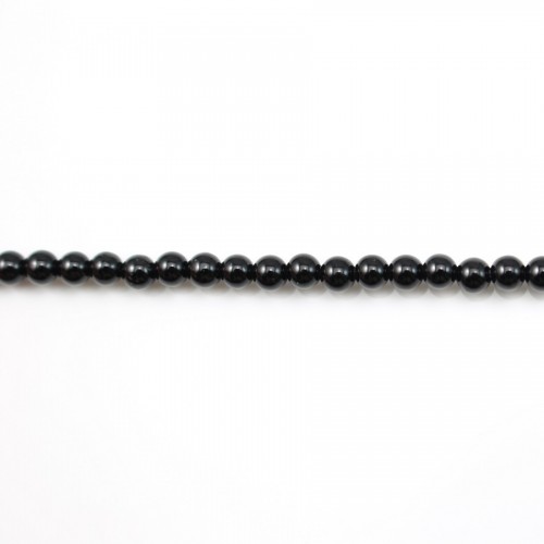 Black Agate Round 3mm