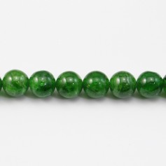 Tsavorite round  6mm x 40cm