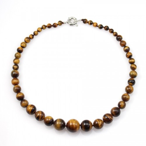 Necklace eye of tiger