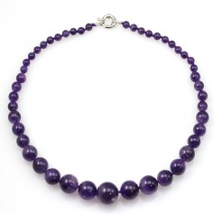 Collier en amethyste