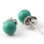 Earring Turquoise Ball Clelia