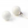 Boucle d’oreille argent 925 bénitier 10mm  x 2 st