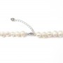 Collier simple Perle D'eau Douce blanche 8-9mm
