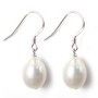 Earring White Freshwater Pearl 10mm x 2pcs