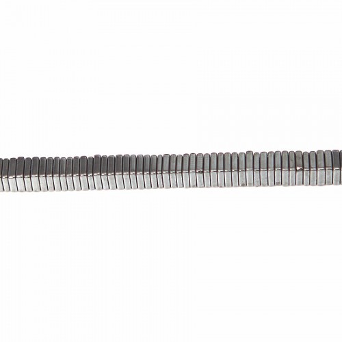 Hematite lamellar square 1x4mm x 40cm
