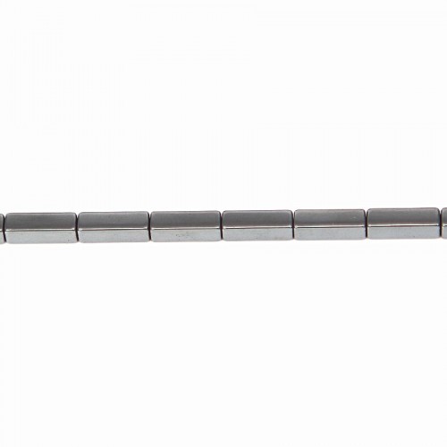 Hematite rectangle 3x9mm x 40cm