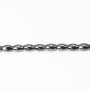 Hématite tonnelet 4x6mm x 40cm 