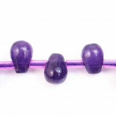 Amethyste teardrop 4x7mm x 40cm (53pieces)