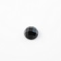 Cabochon onyx rond facette 6mm x 1pc