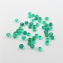 Cabochon agate vert ronde 4mm x 4pcs