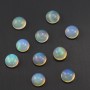 Cabochon opale ethiopian ronde 7mm x 1pc