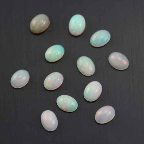 Cabochon opale Ethiopienne ovale 5x7mm x 1pc