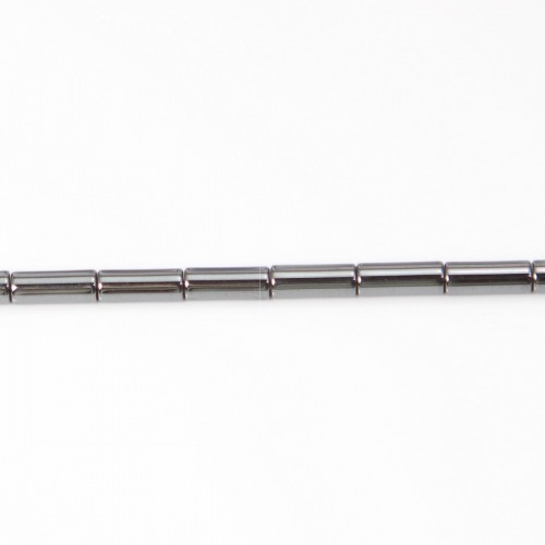 Hématite tube 3x9mm x 10pcs