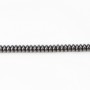 Hématite rondelle 2x4mm x 40cm 