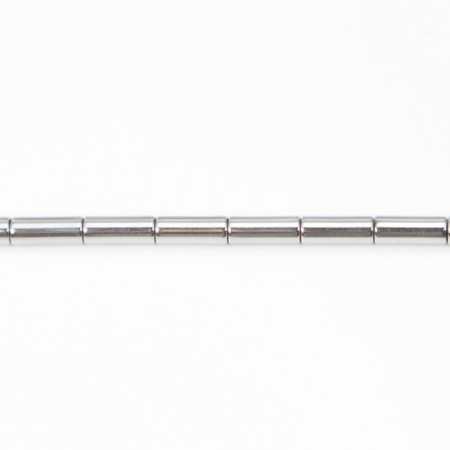 Hématite tube 3x9mm x 10pcs