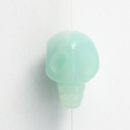 Amazonite tête de mort 10mm