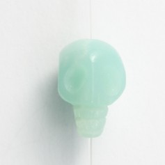 Amazonite tête de mort 10mm