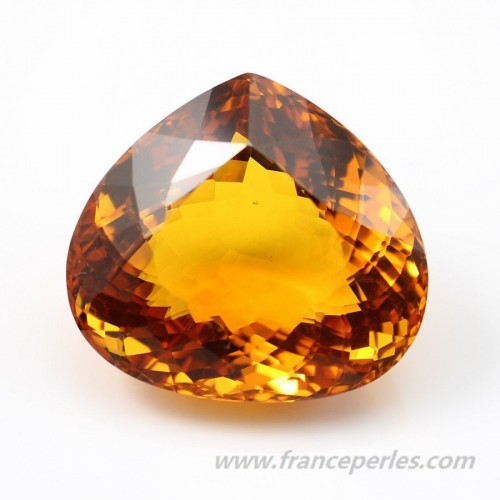 Citrine Coeur 34 x 31mm 107.09CTS