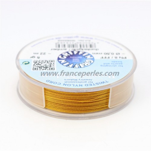FIL POWER NYLON GRIFFIN JAUNE FONCE 0.4MM 35M 5G