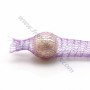 Résille tubulaire 6mm lilas  x 91.4cm