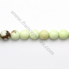 Lemon chrysoprase rond 6mm x 40cm