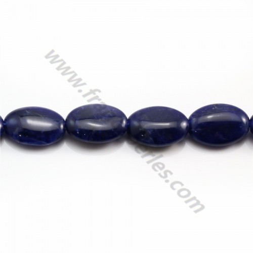 Sodalite goutte plate 20x15mm x 40cm (20pcs)