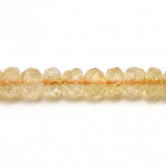 Citrine Rondelle Facette 5x8mm x 40cm