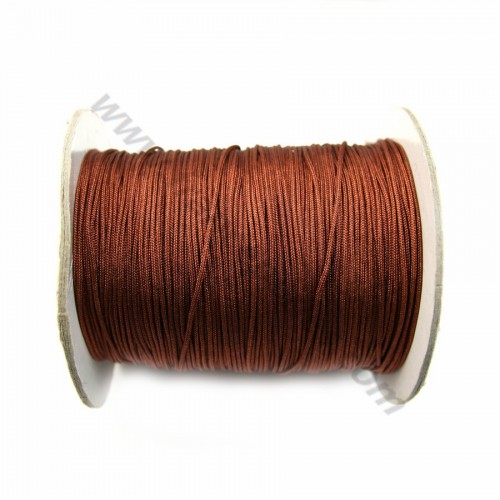 Fil polyester Marron  1 mm x 2m