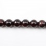 Round Garnet 9mmmm x 5 pcs
