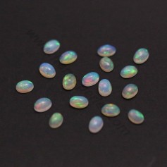 Cabochon opale ethiopian ovale 7x9mm x 1pc